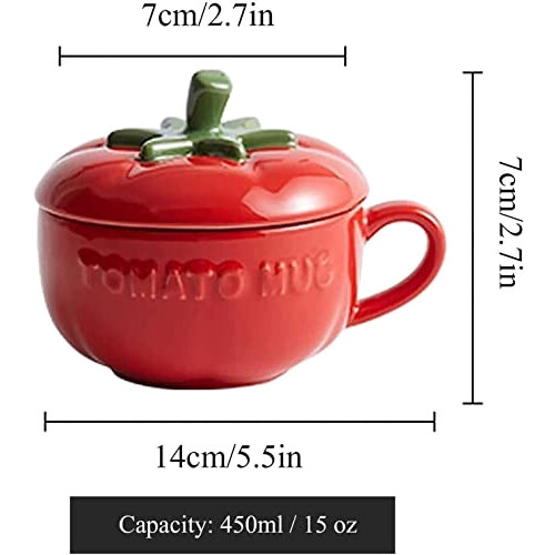 Mug Tomate rouge céramique variant 2 