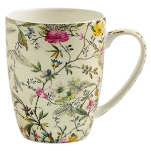 Mug Fleur multicolore porcelaine