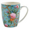 Mug Fleur bleu porcelaine - miniature