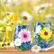 Mug Fleur multicolore-s isotherme personnalisé 350 ml - miniature variant 1
