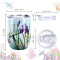 Mug Fleur multicolore-libellule isotherme personnalisé 350 ml - miniature variant 1