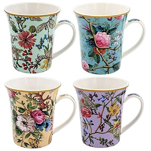 Mug Fleur multicolore céramique 7 ml