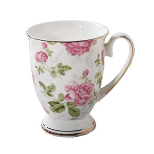 Mug Fleur style céramique porcelaine 320 ml