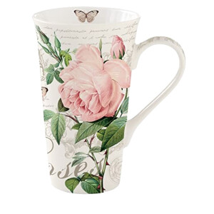 Mug Fleur air porcelaine coffret 300 ml