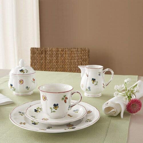 Mug Fleur rouge porcelaine relief variant 2 