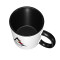 Mug Fleur personnaliser nom noir céramique personnalisé 330 ml - miniature variant 4