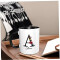 Mug Fleur personnaliser nom noir céramique personnalisé 330 ml - miniature variant 7
