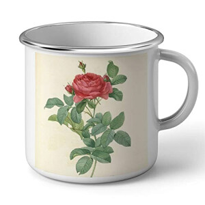 Mug Rose - Fleur - blanc