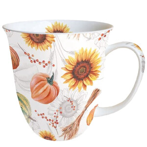 Mug Fleur multicolore porcelaine 400 ml