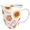Mug Fleur multicolore porcelaine 400 ml - miniature