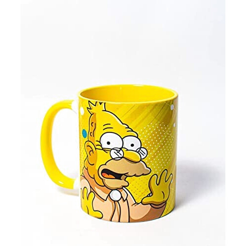 Mug Abraham Simpson - Simpsons - blanc céramique