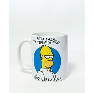 Mug Homer Simpson - Simpsons - blanc céramique