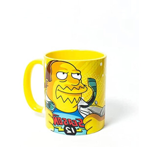 Mug Jeff Albertson - Simpsons - blanc céramique