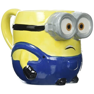 Mug Les minions multicolore céramique coffret cadeau 3D