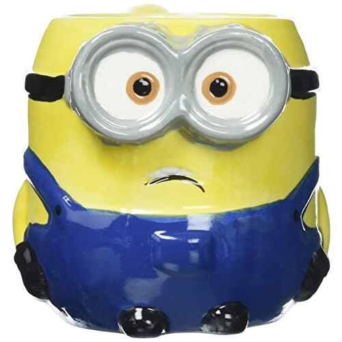 Mug Les minions multicolore céramique coffret cadeau 3D variant 0 