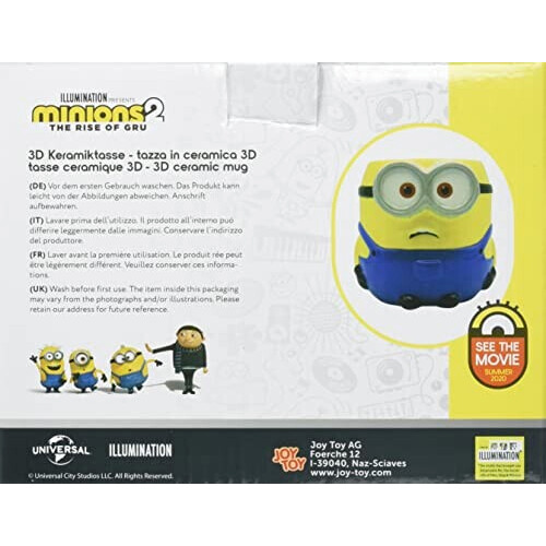 Mug Les minions multicolore céramique coffret cadeau 3D variant 3 