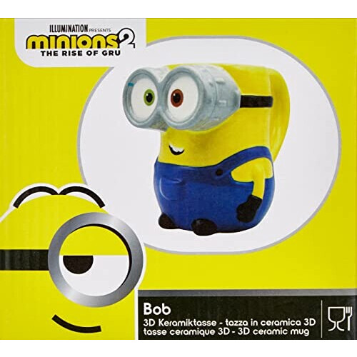 Mug Les minions multicolore céramique coffret cadeau 3D variant 0 