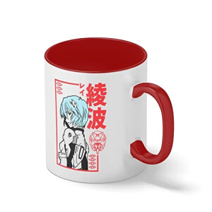 Mug Rei Ayanami - Evangelion - rouge céramique