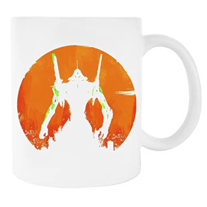 Mug Evangelion blanc céramique 300 ml