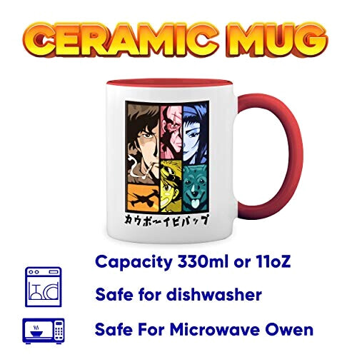 Mug Ein - Cowboy Bebop - rouge céramique variant 0 