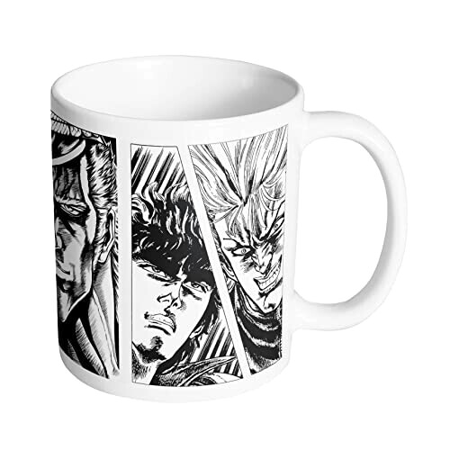 Mug Kenshiro, Raoh, Shin - Ken le survivant - céramique 30 cl