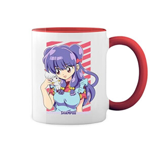 Mug Shampoo - Ranma 1/2 - rouge céramique