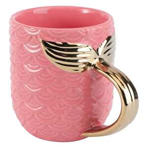 Mug Sirène rose céramique
