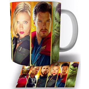 Mug Avengers blanc céramique 325 ml