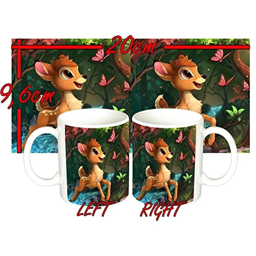 Mug Bambi blanc céramique 325 ml variant 0 