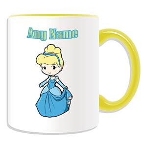 Mug chaussure - Cendrillon - jaune céramique