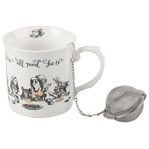 Mug Alice au pays des merveilles blanc coffret cadeau