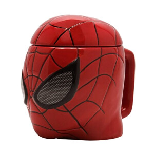 Mug Spider-man gris céramique 3D 350 ml