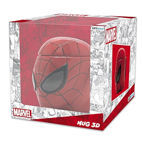 Mug Spider-man gris céramique 3D 350 ml variant 2 