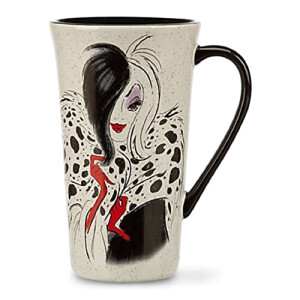 Mug Cruella - Les 101 dalmatiens - blanc,rouge,noir céramique