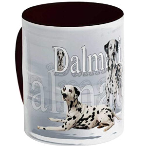 Mug Les 101 dalmatiens noir personnalisé