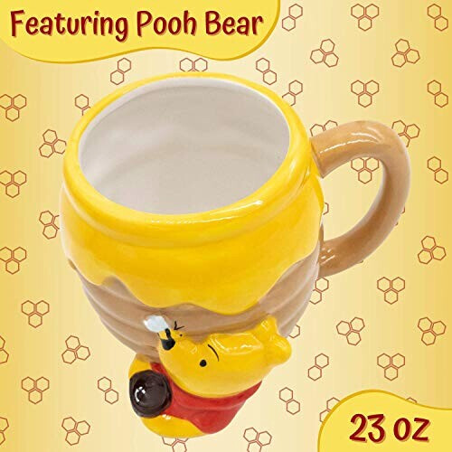 Mug Winnie l'ourson argenté céramique 3D 650 ml variant 1 