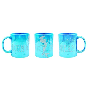 Mug Ariel, Le Prince Eric - La petite sirène - bleu céramique coffret cadeau 320 ml