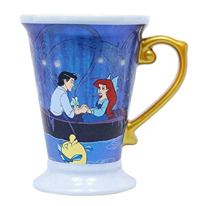 Mug Ariel, Le Prince Eric, Polochon, Polochon - La petite sirène - dorée céramique