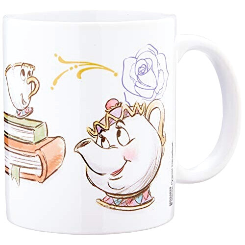 Mug La belle et la bête multicolore 315 ml