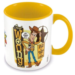 Mug Woody - Toy story - couleuré,jaune céramique coffret 315 ml