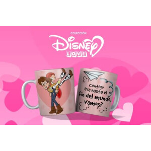 Mug Toy story blanc céramique 350 ml